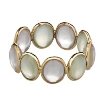 Moonstone ring in a no-claw setting